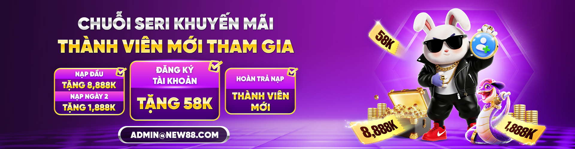 New88 Tặng 58K đăng Ký Mới